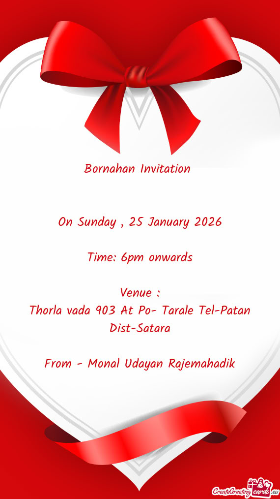 Thorla vada 903 At Po- Tarale Tel-Patan Dist-Satara