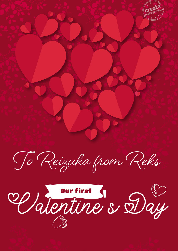 To Reizuka from Reks