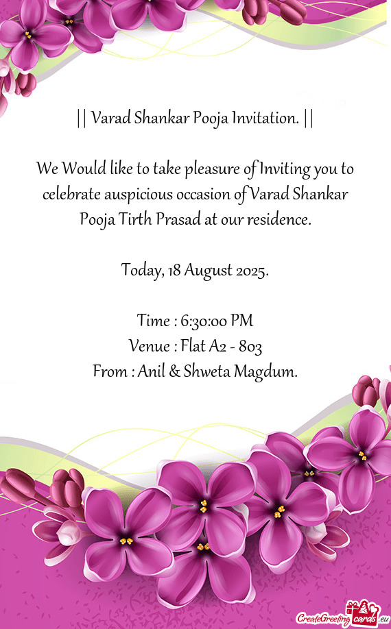 Today, 18 August 2025