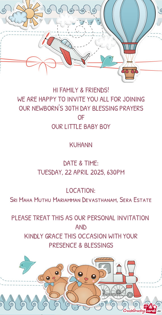 TUESDAY, 22 APRIL 2025, 630PM