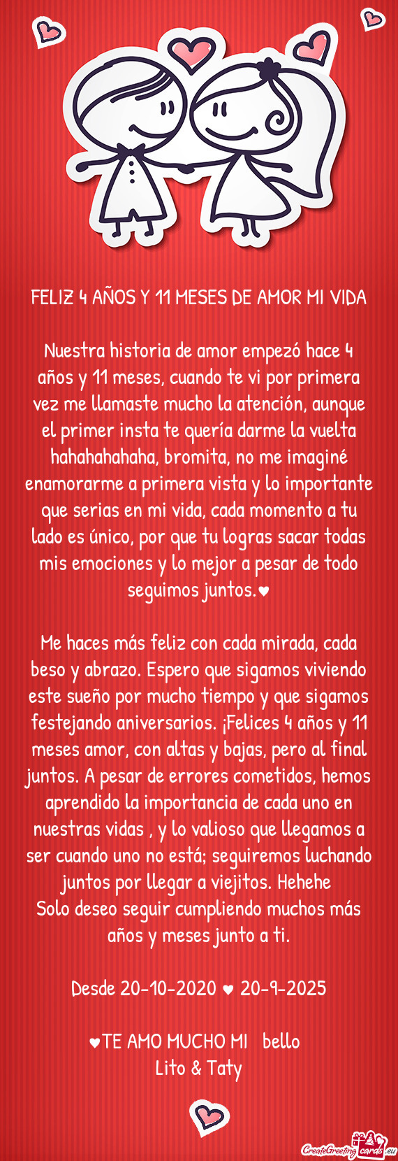 Ucho la atención, aunque el primer insta te quería darme la vuelta hahahahahaha, bromita, no me im