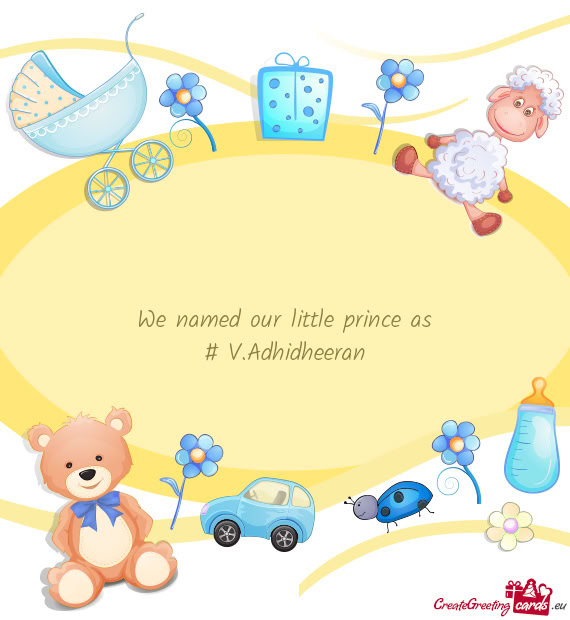 # V.Adhidheeran