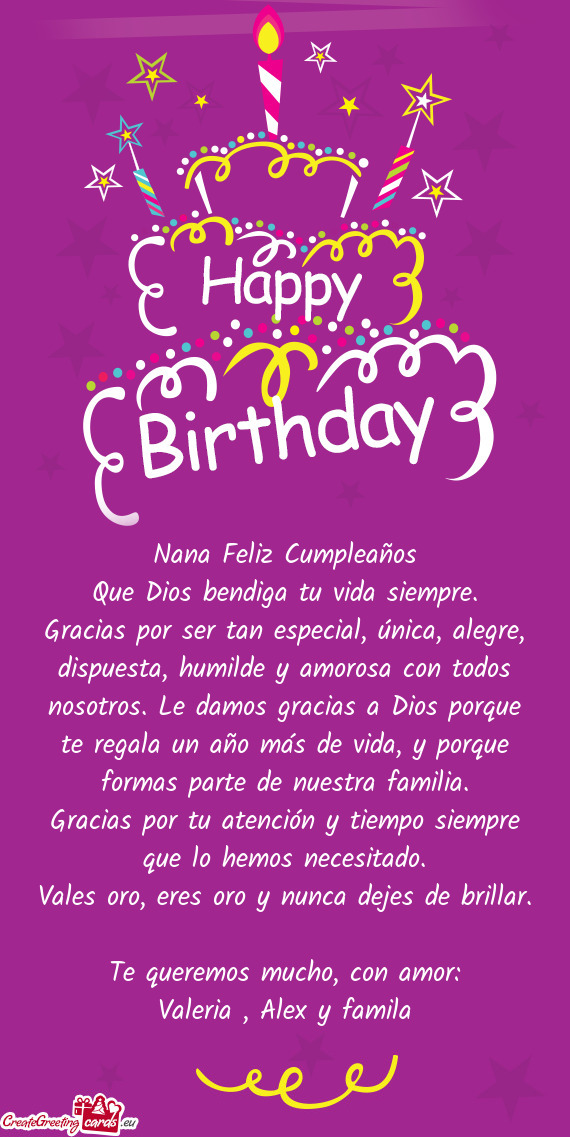 Valeria , Alex y famila