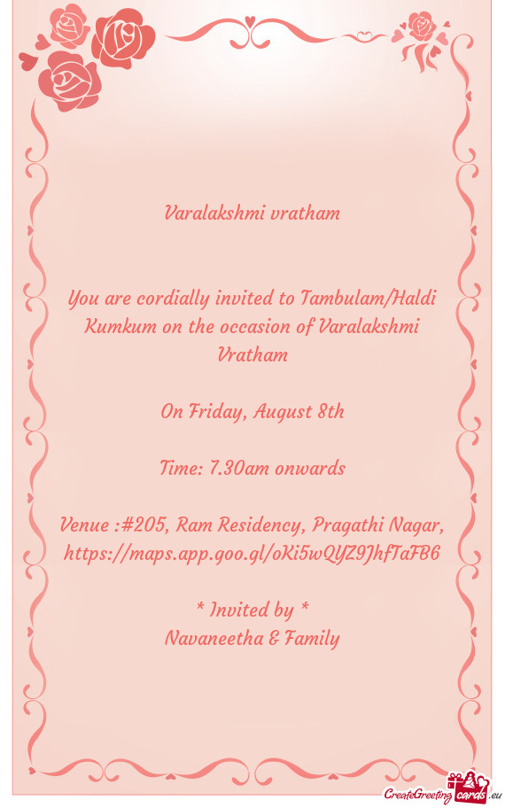 Venue :#205, Ram Residency, Pragathi Nagar, https://maps.app.goo.gl/oKi5wQYZ9JhfTaFB6