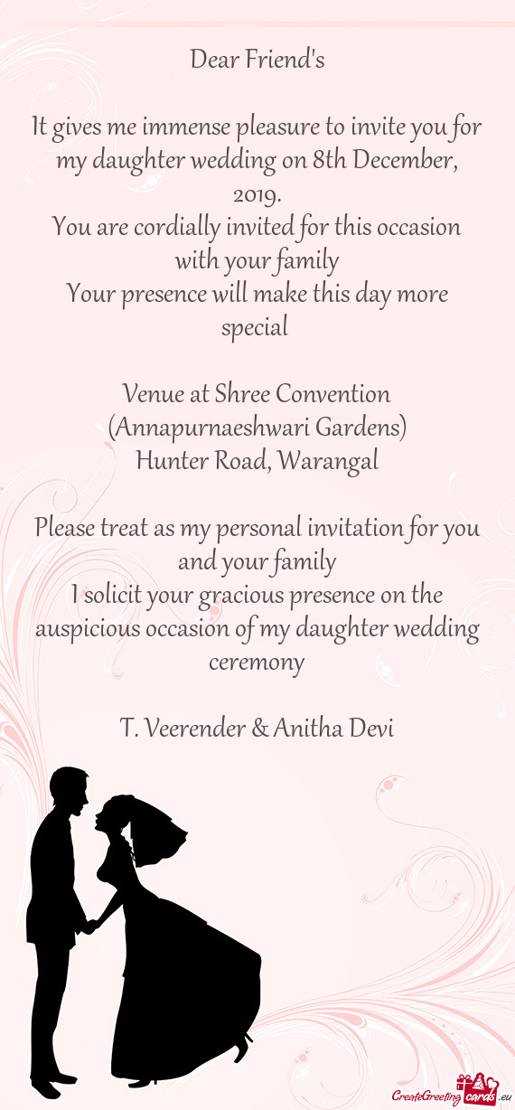 Venue at Shree Convention (Annapurnaeshwari Gardens)