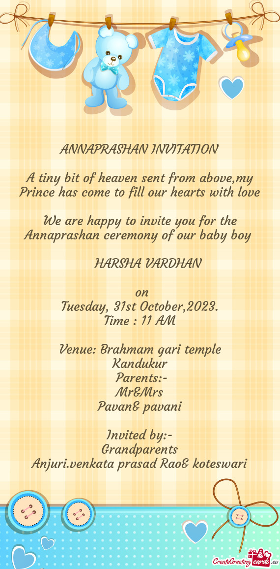 Venue: Brahmam gari temple