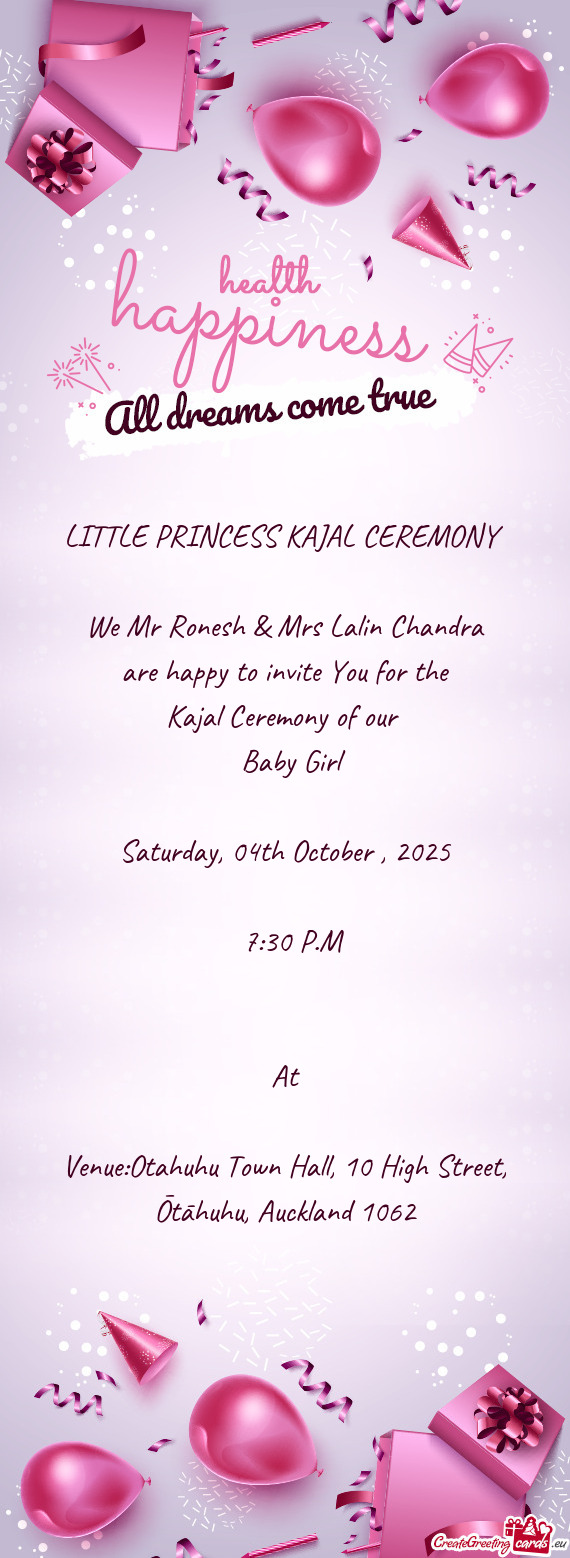 Venue:Otahuhu Town Hall, 10 High Street, Ōtāhuhu, Auckland 1062