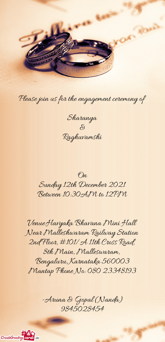 Venue:Havyaka Bhavana Mini Hall