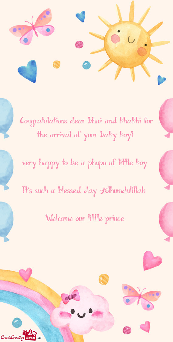 Very happy to be a phupo of little boy😍