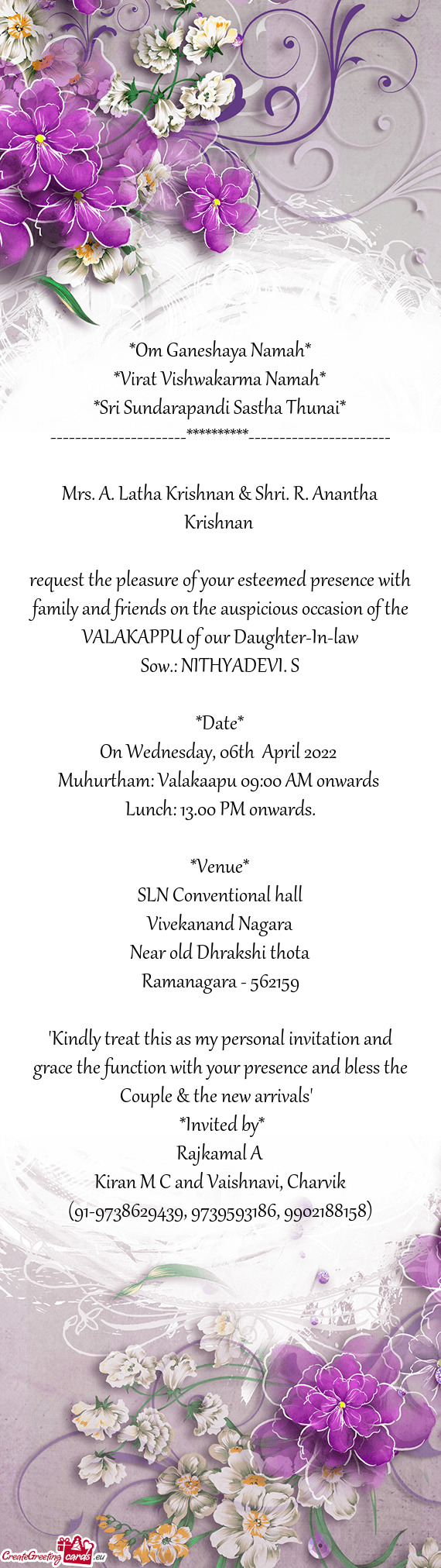 Virat Vishwakarma Namah