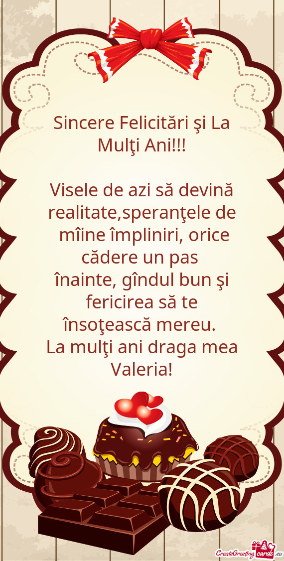 Visele de azi să devină realitate,speranţele de