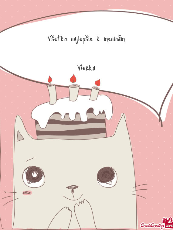 Všetko najlepšie k meninám Vierka