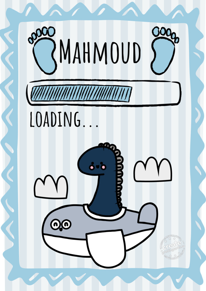 Waiting for to be born Mahmoud