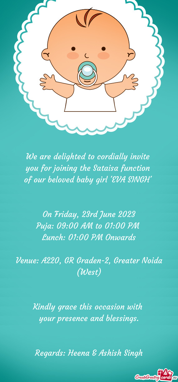 We are delighted to cordially invite