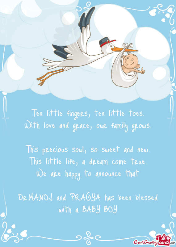 We are happy to announce that Dr