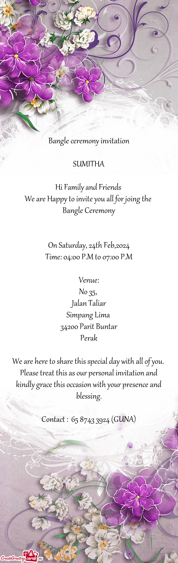 We are Happy to invite you all for joing the