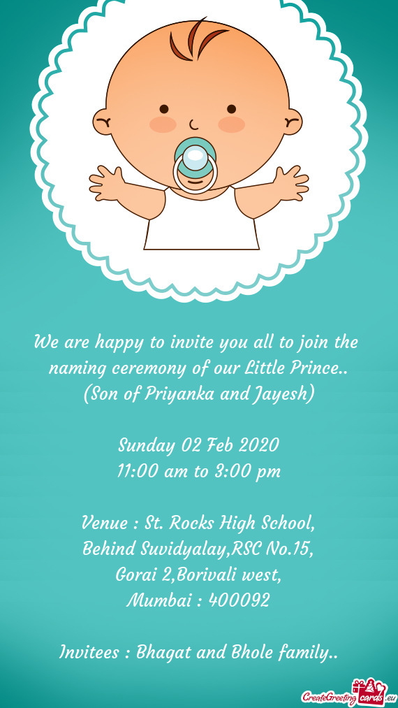 We are happy to invite you all to join the