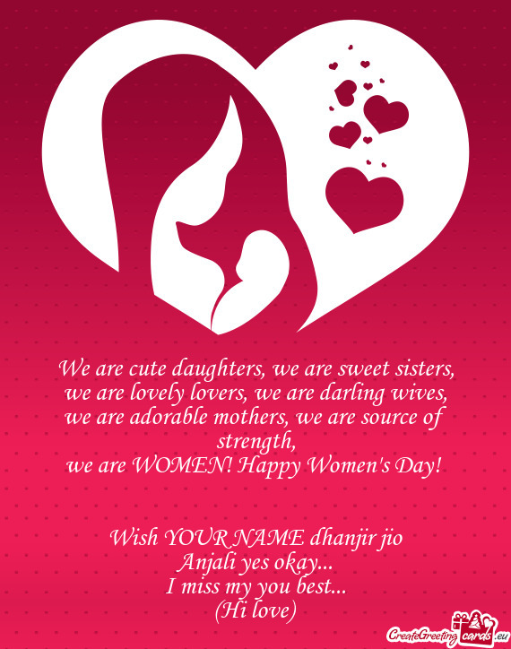 We are WOMEN! Happy Women