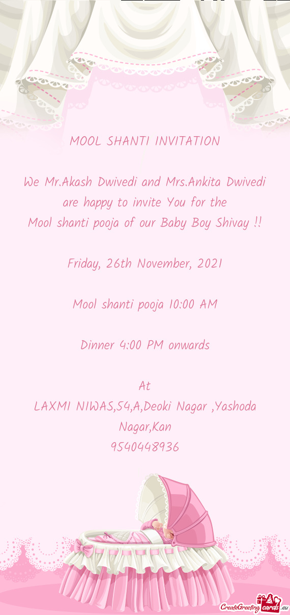We Mr.Akash Dwivedi and Mrs.Ankita Dwivedi