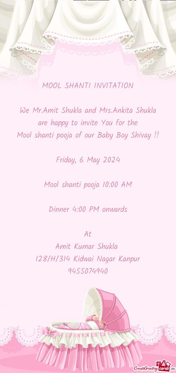 We Mr.Amit Shukla and Mrs.Ankita Shukla