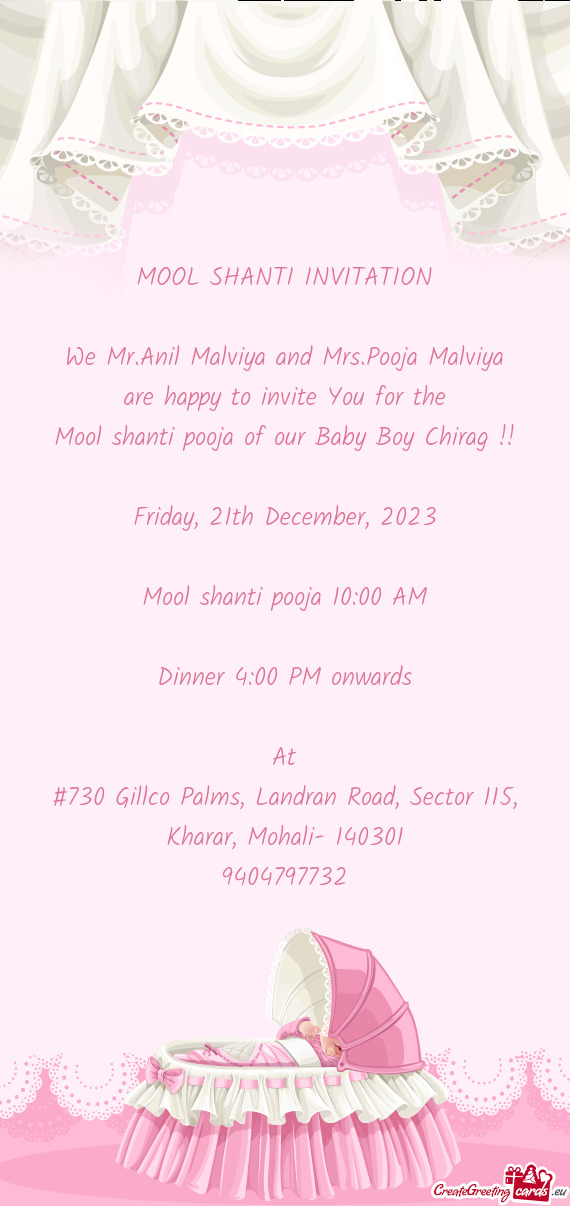We Mr.Anil Malviya and Mrs.Pooja Malviya