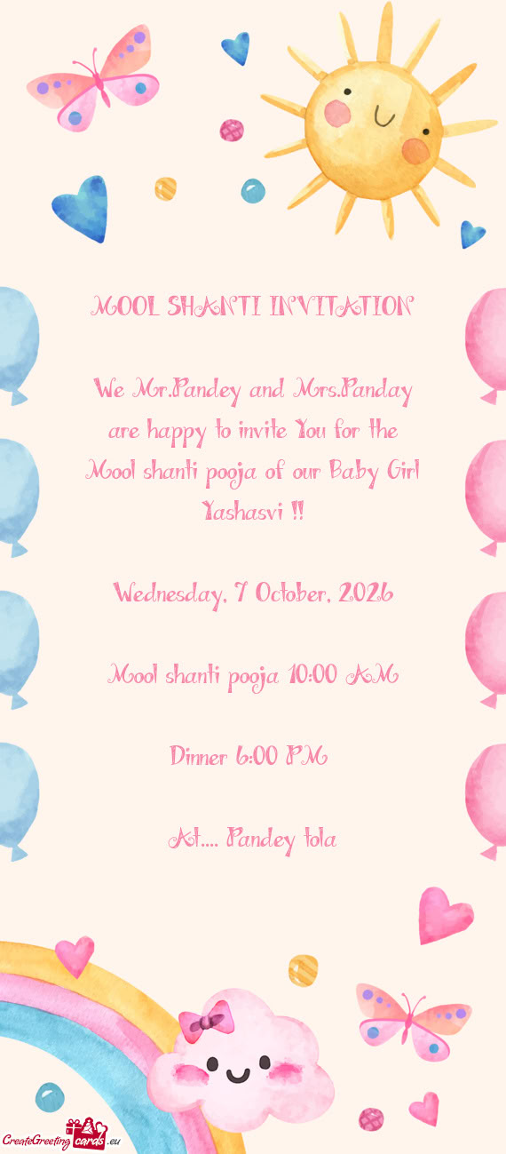 We Mr.Pandey and Mrs.Panday
