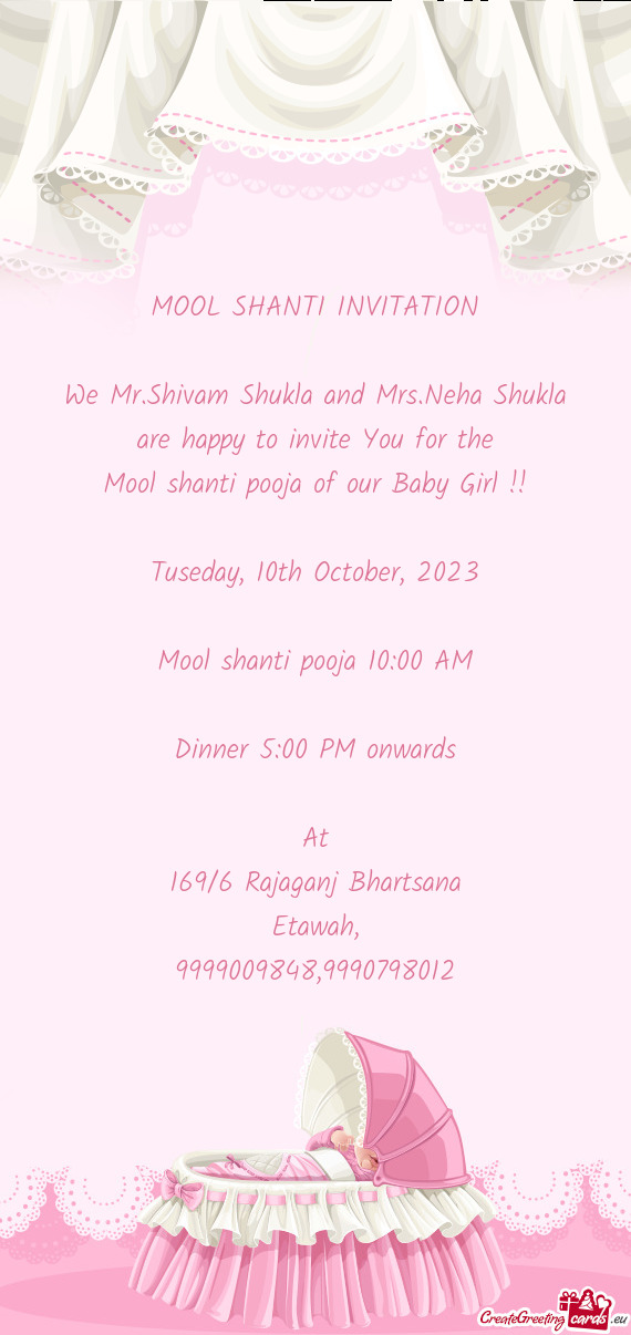 We Mr.Shivam Shukla and Mrs.Neha Shukla