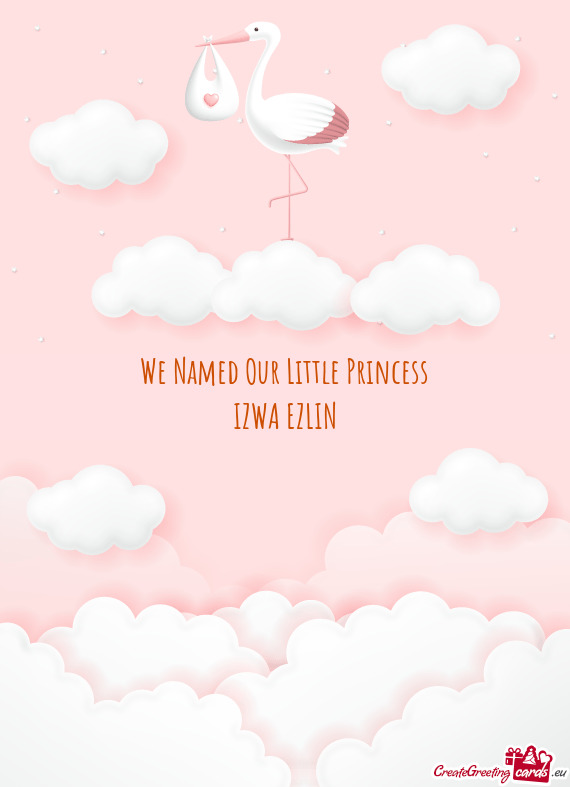 We Named Our Little Princess  IZWA EZLIN