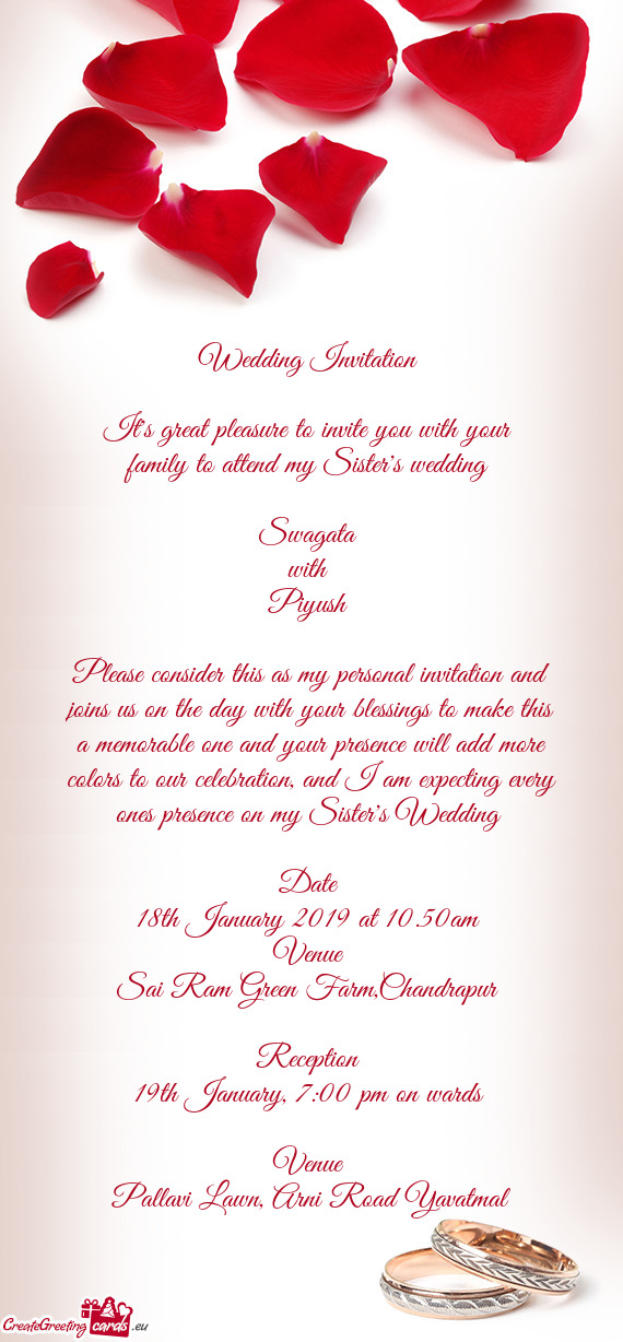 Wedding Invitation 