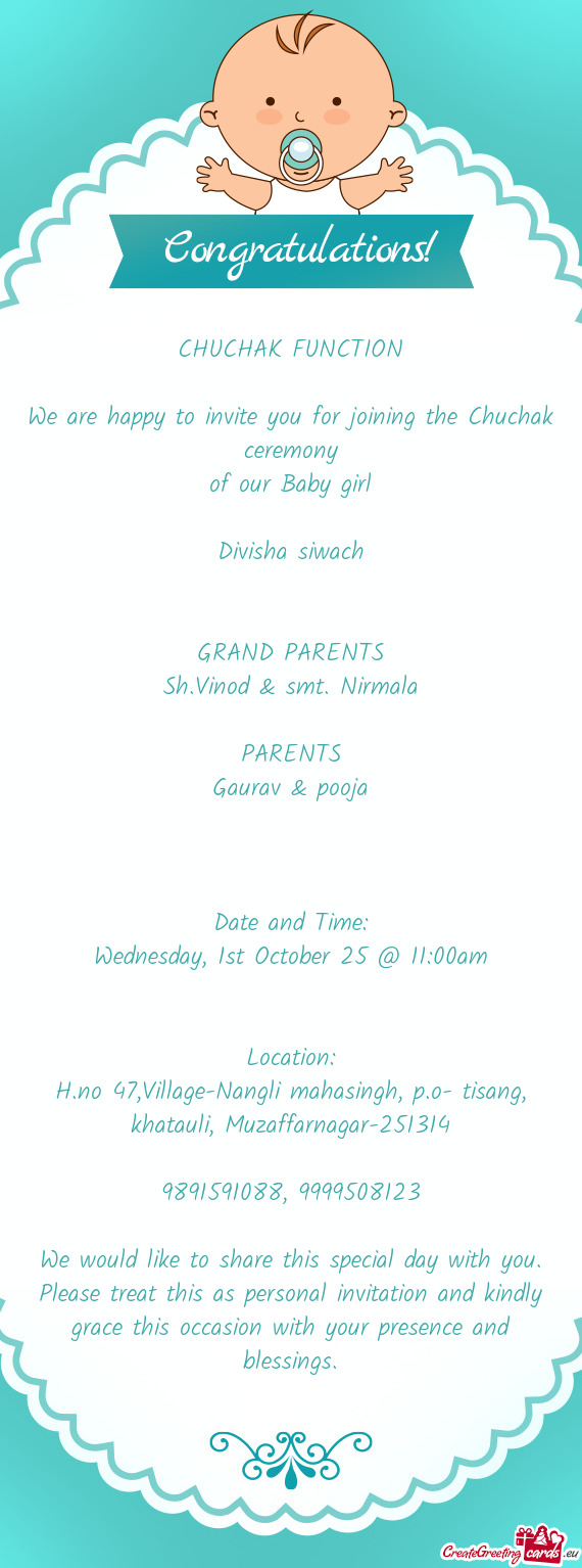 Wednesday, 1st October 25 @ 11:00am