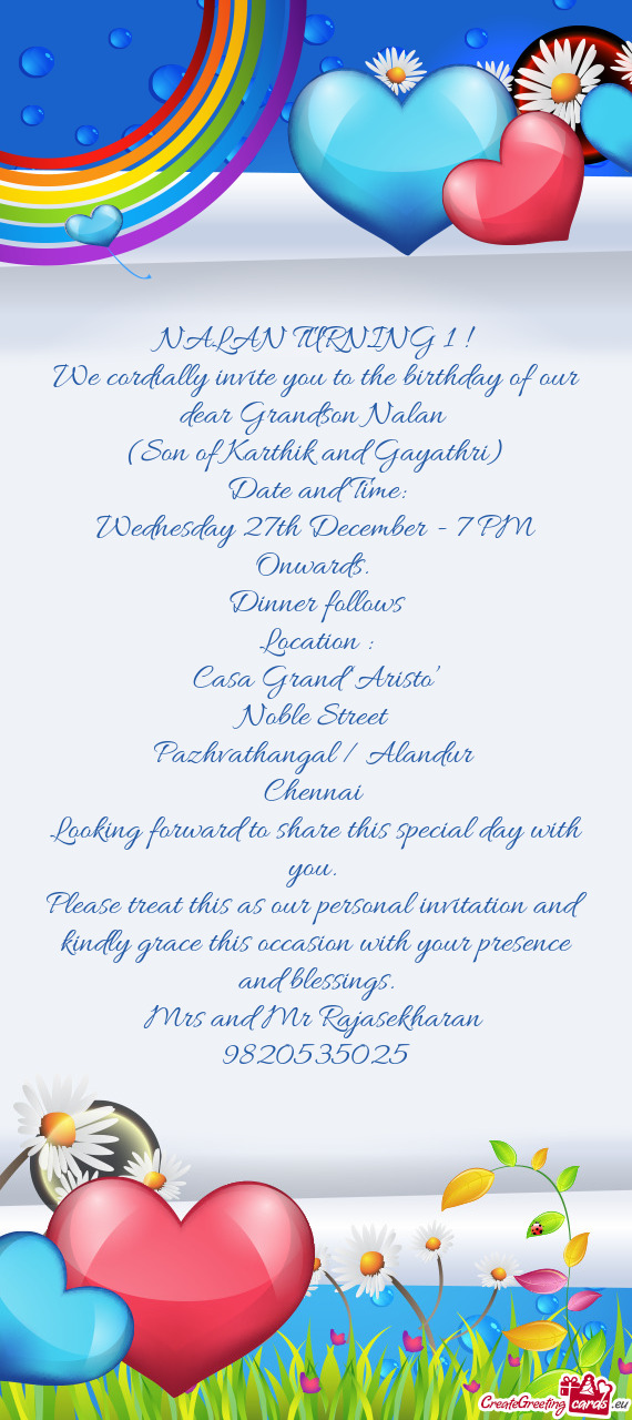 Wednesday 27th December - 7 PM Onwards