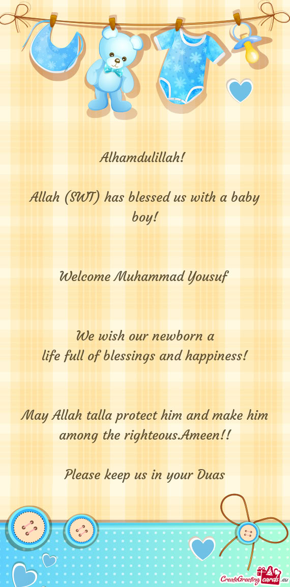 Welcome Muhammad Yousuf