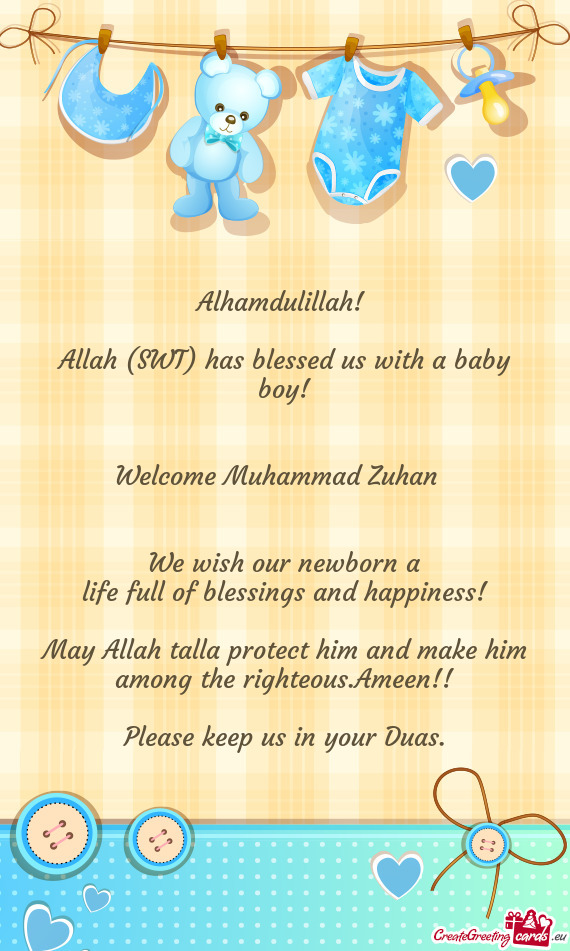 Welcome Muhammad Zuhan