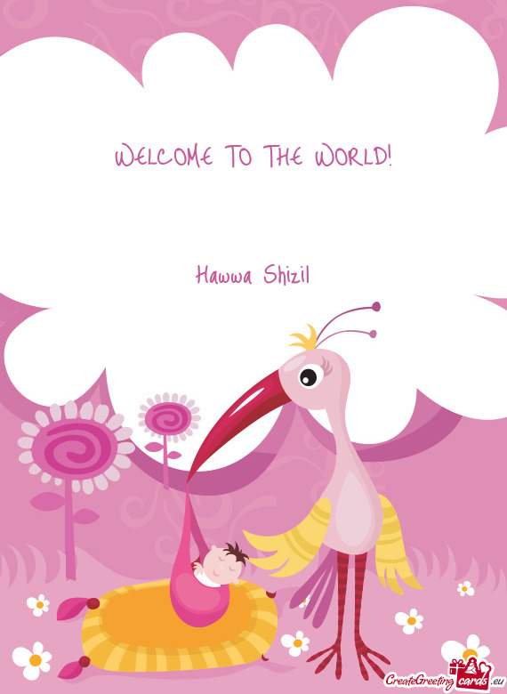 WELCOME TO THE WORLD!  Hawwa Shizil