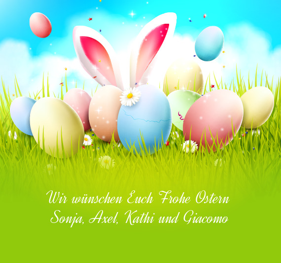 Wir wünschen Euch Frohe Ostern