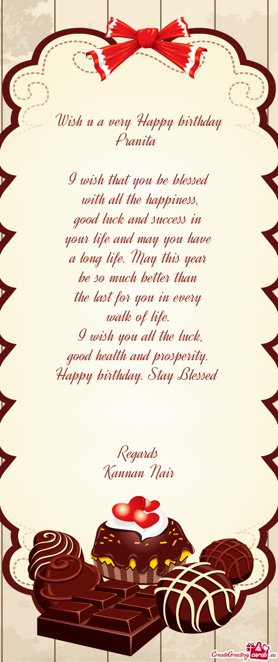Wish u a very Happy birthday Pranita
