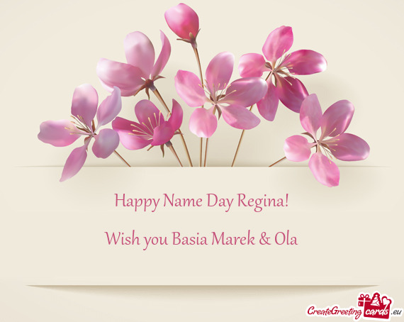 Wish you Basia Marek & Ola