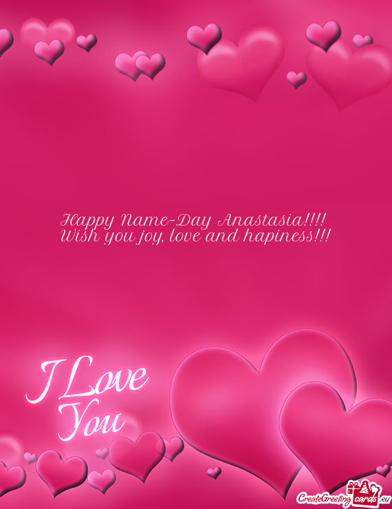 Wish you joy, love and hapiness