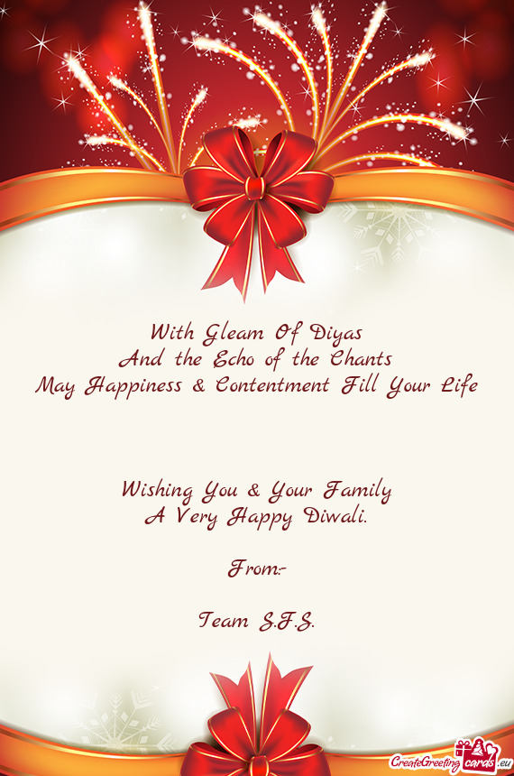 Wishing You & Your Family