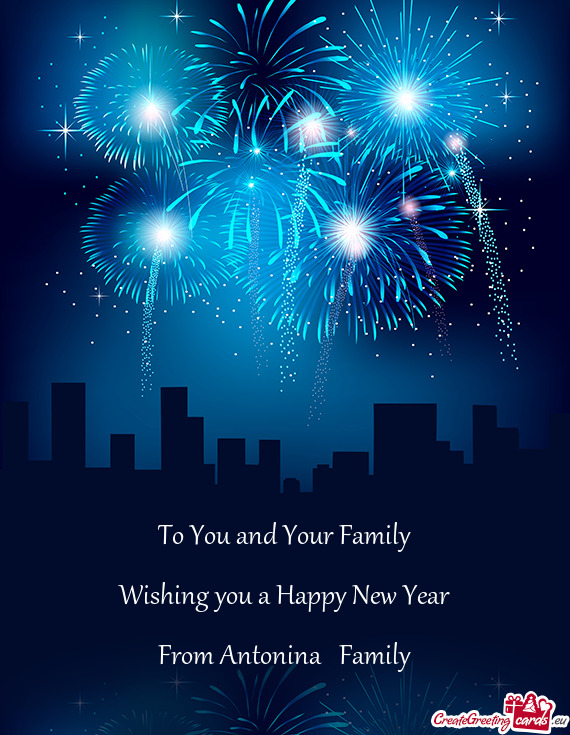 Wishing you a Happy New Year