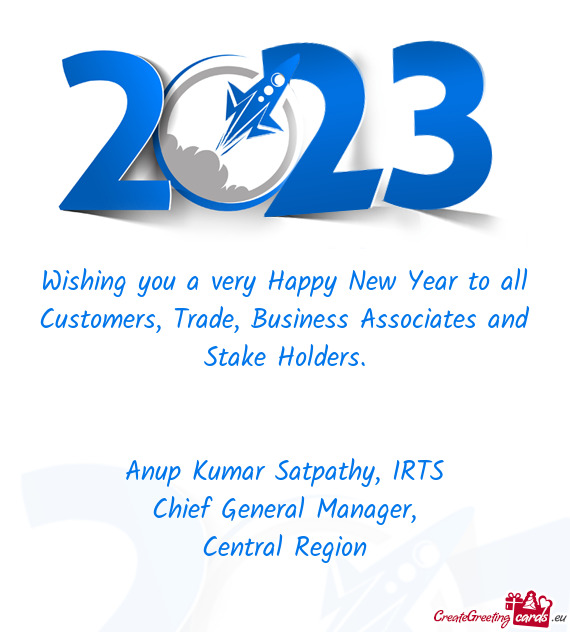 Wishing you a very Happy New Year to all Customers, Trade, Business Associates and Stake Holders