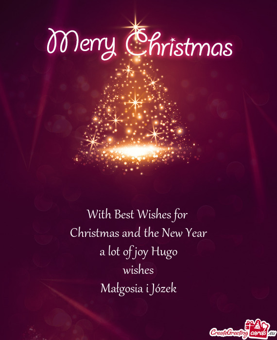 With Best Wishes for