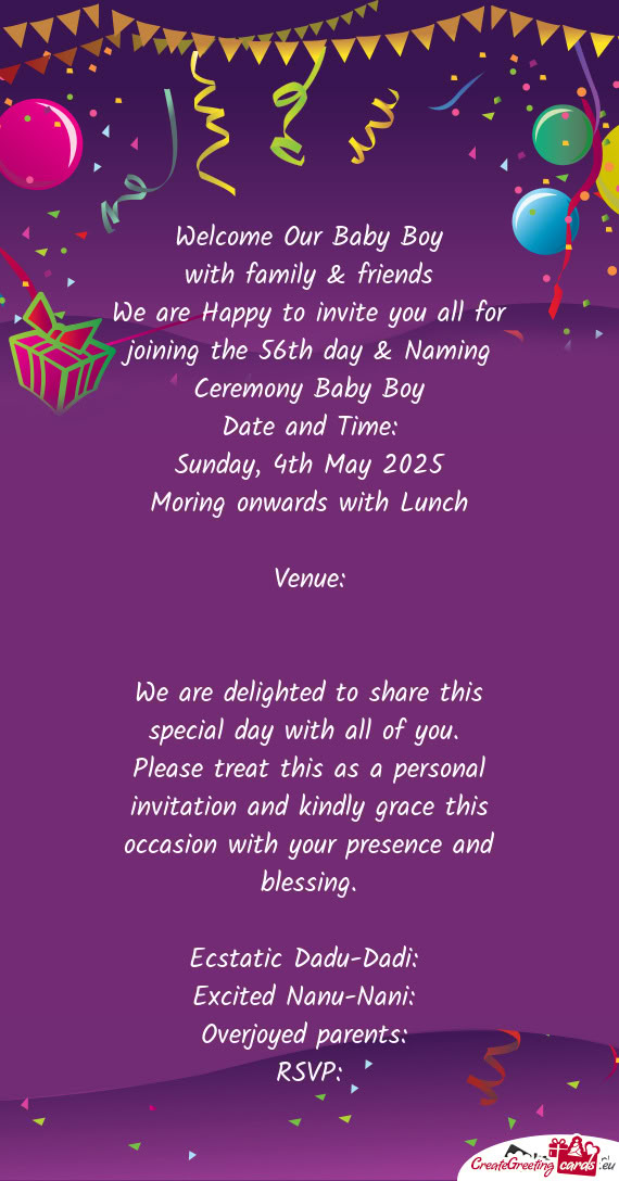 With family & friends