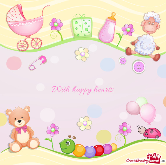 With happy hearts