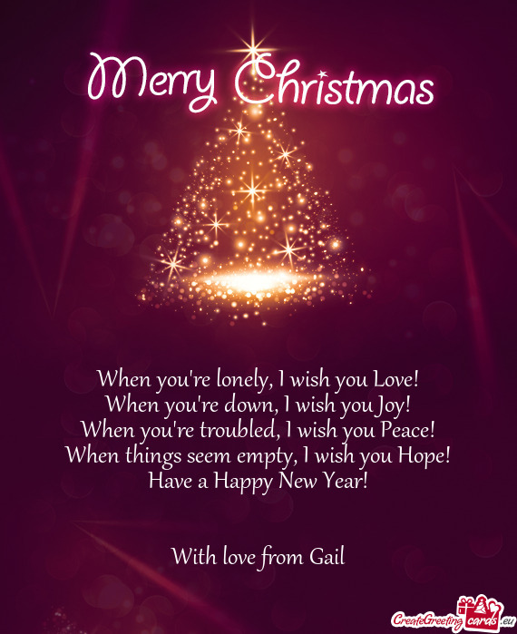 With love from Gail