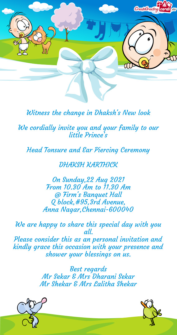 Witness the change in Dhaksh