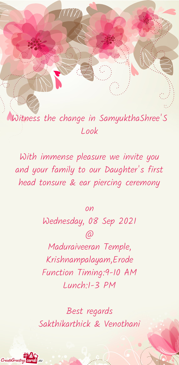 Witness the change in SamyukthaShree S Look    With