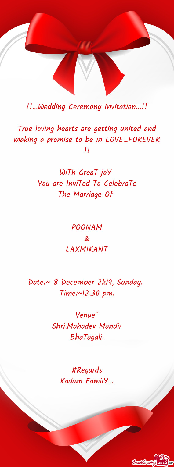 You are InviTed To CelebraTe