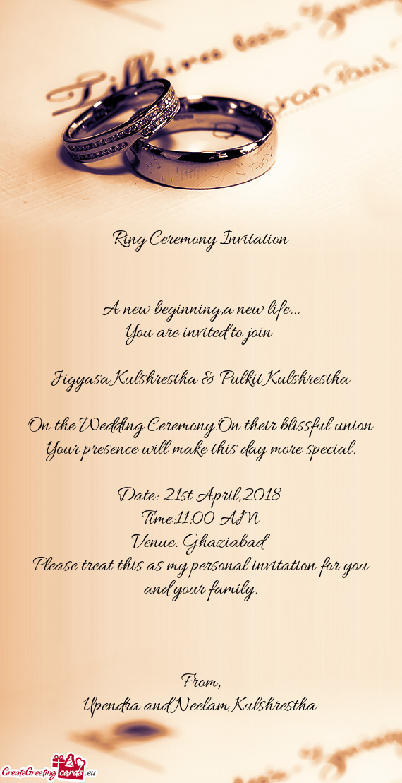 You are invited to join