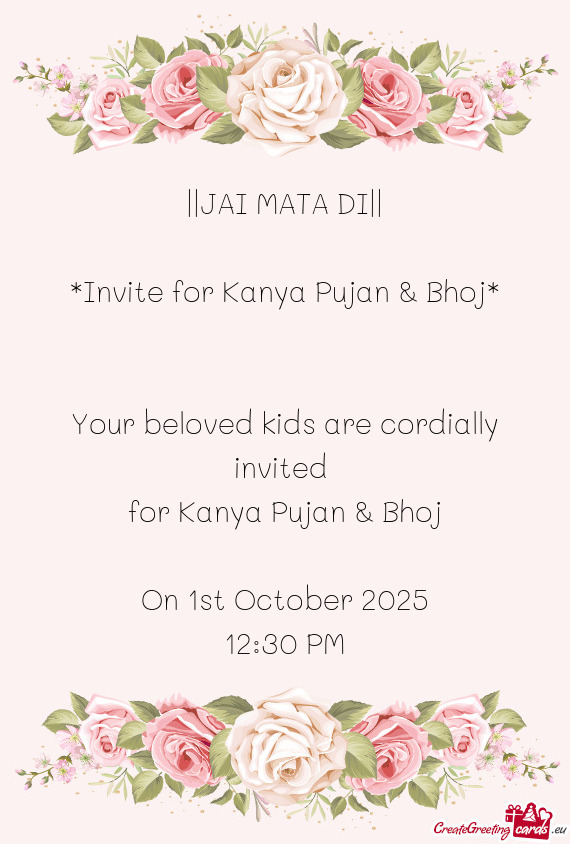 Your beloved kids are cordially invited
